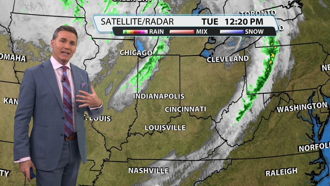 Jude Redfield's Tuesday afternoon forecast